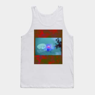 Blue Lotus Tank Top